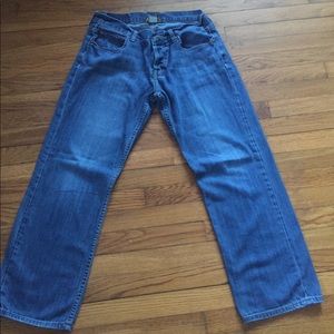 Men’s Lucky Brand Straight Jeans Medium-Dark